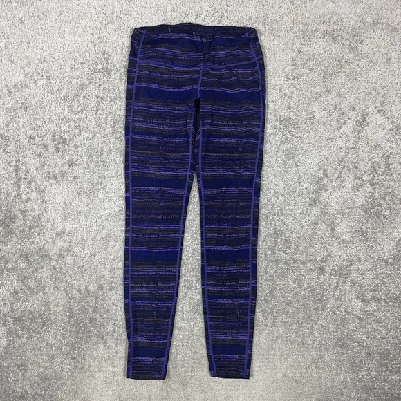 Athleta Leggings Womens Small Purple 7/8 Abstract Print *Flaws - Picture 1 of 14